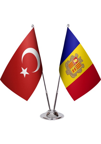 Andorra Ikili Masa Bayrağı