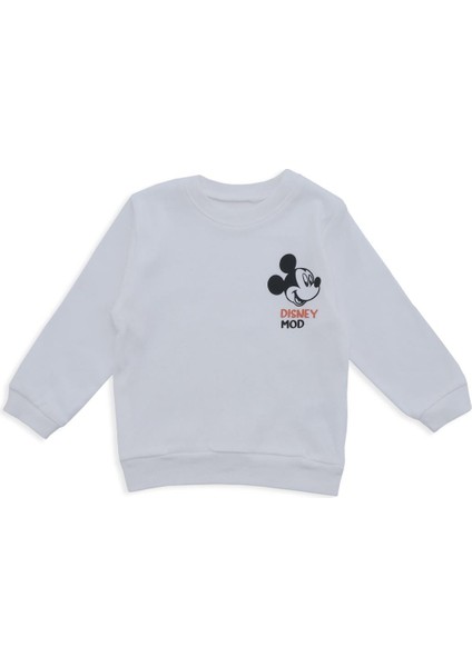 Erkek Bebek Disney Mod Mickey Mouse Alt Üst 2'Li Eşofman Takım