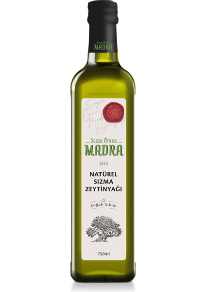 SEZAİ ÖMER MADRA 750 ML SIZMA ZEYTİNYAĞI