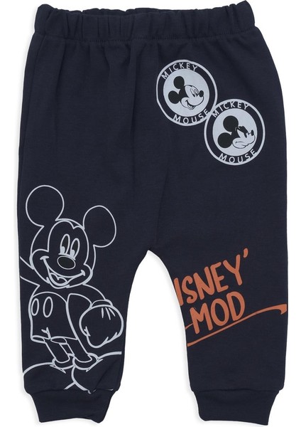 Erkek Bebek Disney Mod Mickey Mouse Alt Üst 2'Li Eşofman Takım modelleri