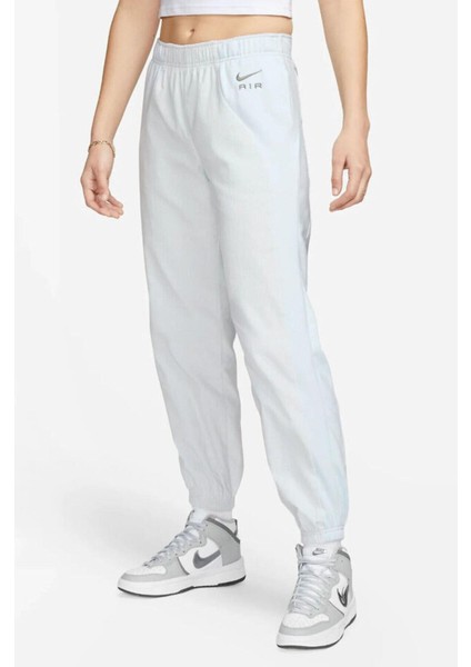 Air Corduroy Fleece Pants Yüksek Bel Fitilli Detay Bol Kesim Kadın Gri Eşofman Altı fırsatları