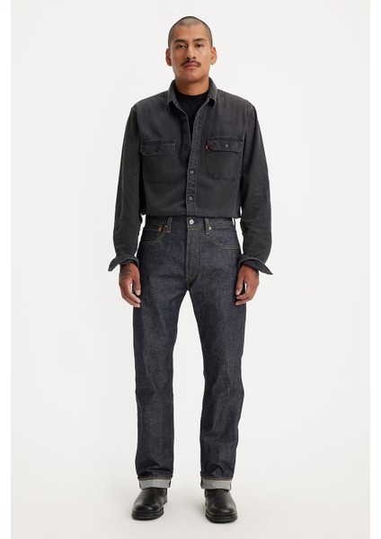 501 Pamuklu Straight Fit Düz Paça Jeans Erkek Kot Pantolon 00501