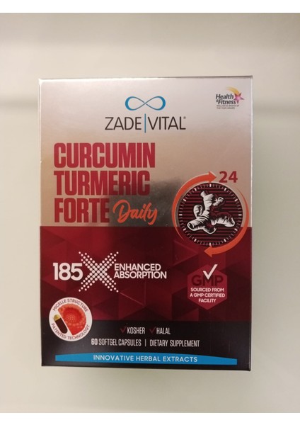 Zadevital Curcumin FORTEDAİLY 60 Cap.