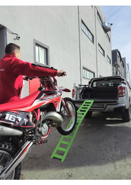 Motosiklet Yükleme Rampası LR1 Yeşil