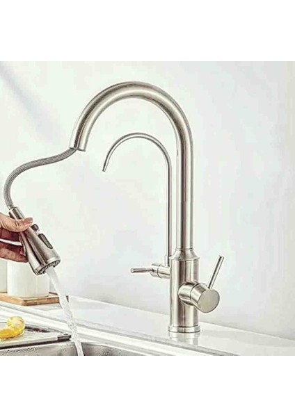 Inox Saten 3yollu Aritmali Batarya