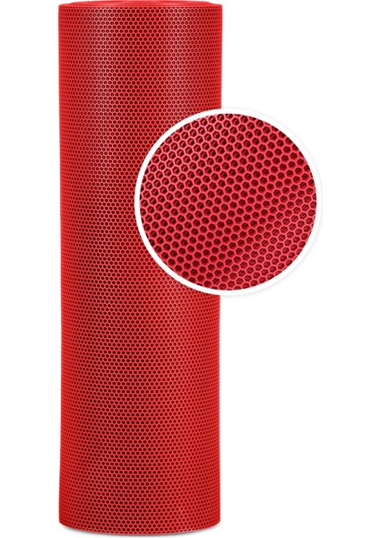 Kaydırmaz Kırmızı Bal Petek Paspas EN:120cm 120 x 120 cm