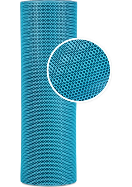 Kaydırmaz Turkuaz Bal Petek Paspas EN:90cm 90 x 850 cm