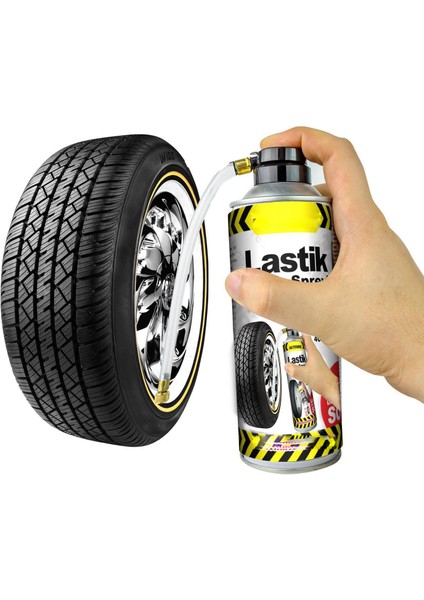 Araba Araç Otommobil Oto Teker Lastik Dublex Patlak Hava Kaçak Tamir Kiti Spreyi 400 ml