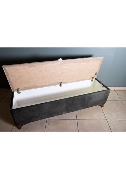 Vetra V2 Antrasit Sandıklı Puf - Dilimli Model 140cm Sandıklı Bench fırsatları