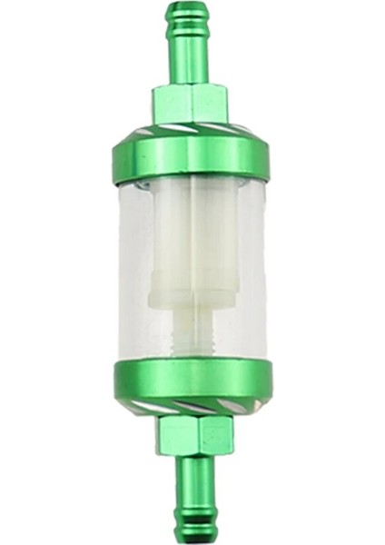Yeşil 1 Adet Tarzı Motosiklet Benzinli Gaz Benzinli Yağ Yakıt Filtresi Atv Kir Pit Bike Off-Road Araçlar Alüminyum Alaşımlı C Moto Evrensel 8mm (Yurt Dışından)