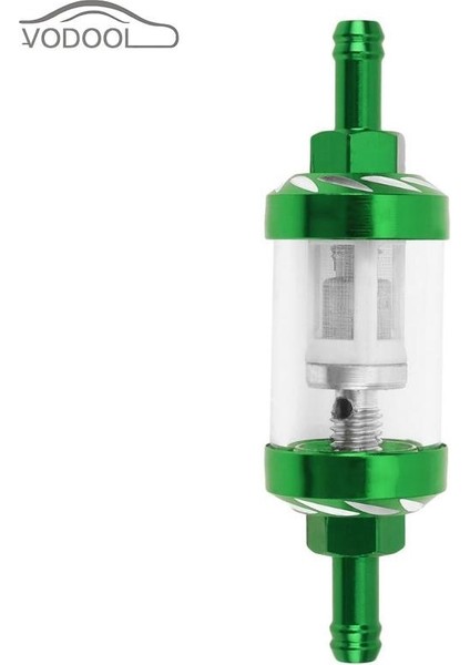 Yeşil Stil 8mm C Alüminyum Alaşımlı Cam Motosiklet Gaz Yakıt Benzinli Yağ Filtresi Moto Aksesuarları Atv Dirt Pit Bike Motocross Için (Yurt Dışından)