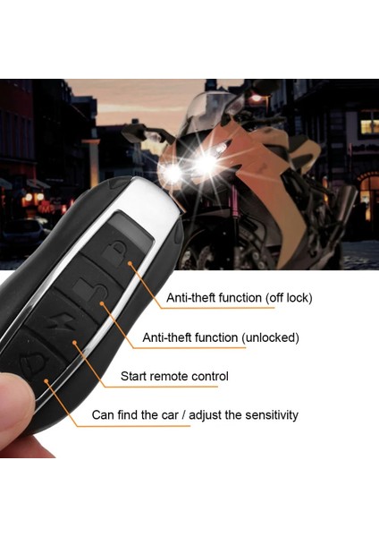 Motosiklet Evrensel Otomatik Alarm Hırsızlığa Karşı Güvenlik Ultra-Uzun Mesafe Uzaktan Kumanda Alarm Uyarı Sistemi Uzaktan Kumanda Seti (Yurt Dışından) fiyatları