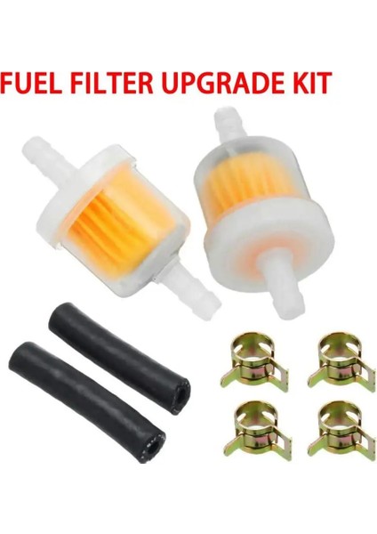 Beyaz Stil Çim Biçme Makinesinde Evrensel Sıralı Gaz Yakıt Filtresi Küçük Motorlu Motosiklet Scooter Benzin Filtresi Temizle Sıralı Gaz (Yurt Dışından) fiyatları