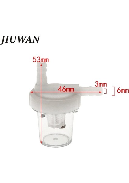 1 Çift Temizle Evrensel Motosiklet Benzinli Gaz Yağı Yakıt Filtresi (6mm) Pit Dirt Bike Atv Yakıt Hattı (Yurt Dışından) fiyatları
