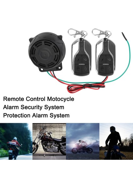 Motosiklet Alarm Güvenlik Sistemi 12V Araba Anahtarlığı Motosiklet Hırsızlığı Koruması Çift Uzaktan Kumandalı Bisiklet Scooter Motor Alarm Sistemi (Yurt Dışından) fiyatları