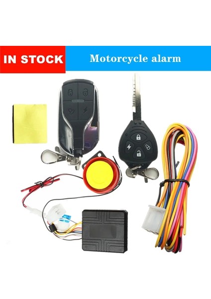 Uzaktan Kumanda + Anahtar 12V Motosiklet Hırsızlık Koruması Uzaktan Aktivasyon ile Motosiklet Hırsız Alarm Aksesuarları (Yurt Dışından)