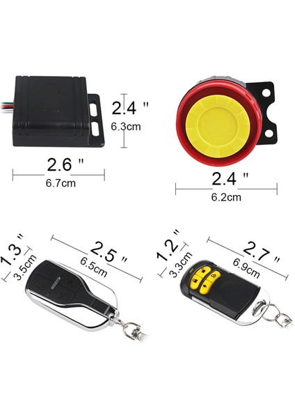 Motosiklet Uzaktan Kumanda Alarm Hırsızlık Önleme Cihazı Akıllı Kullanımı Kolay Scooter Için Su Geçirmez Hırsızlığa Karşı Güvenlik Sistemi (Yurt Dışından) fırsatları