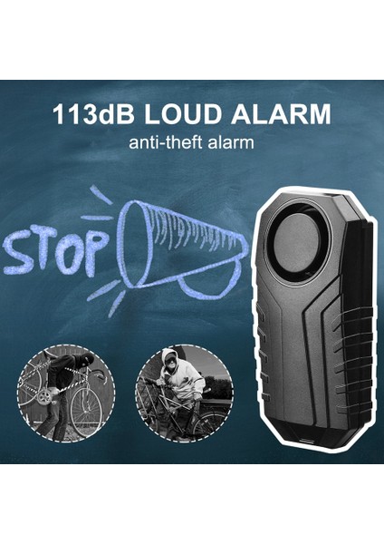 Extractme Motosiklet Bisiklet Alarmı Hırsızlığa Karşı Kablosuz Araba Alarmı Sesli Uzaktan Kumanda Titreşim Sensörü Moto Ekipman Parçaları (Yurt Dışından) fiyatları
