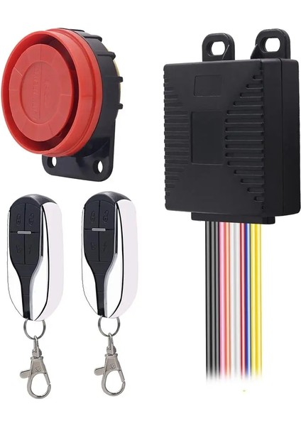 12V Motosiklet Hırsızlığa Karşı Cihaz Evrensel Çift Uzaktan Kumanda Kablosuz Akıllı Güvenlik Alarm Sistemi Scooter Güvenlik Alarmı (Yurt Dışından)