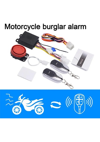 12V Motosiklet Hırsızlığa Karşı Cihaz Evrensel Çift Uzaktan Kumanda Kablosuz Akıllı Güvenlik Alarm Sistemi Scooter Güvenlik Alarmı (Yurt Dışından) modelleri