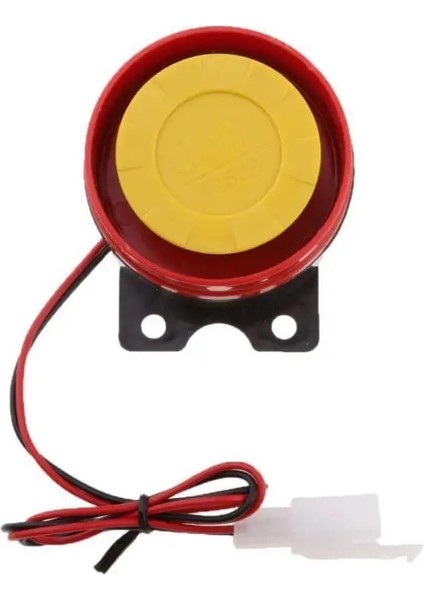 Universal Araç Elektroniği Dc 12V Motosiklet&truck&auto Atv Raid Air Siren Küçük Elektrikli Kırmızı Korna Alarmı (Yurt Dışından)