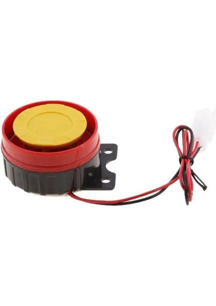 Universal Araç Elektroniği Dc 12V Motosiklet&truck&auto Atv Raid Air Siren Küçük Elektrikli Kırmızı Korna Alarmı (Yurt Dışından)