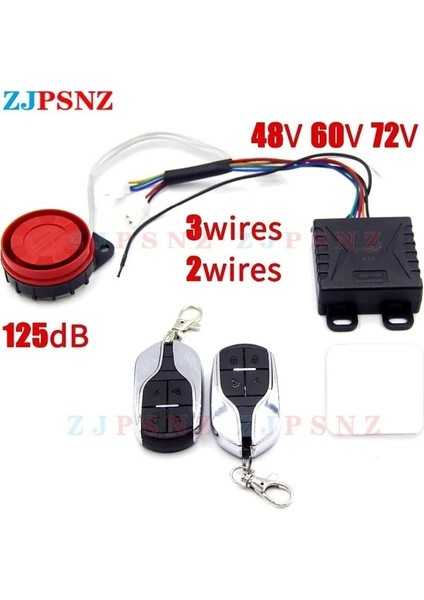 Çoklu Stil Evrensel 24V 36V 48V 60V 72V Ebike Alarm Sistemi Denetleyicisi Iki Anahtarlı Elektrikli Bisiklet Scooter Motosiklet Üç Tekerlekli Bisiklet (Yurt Dışından) fiyatları