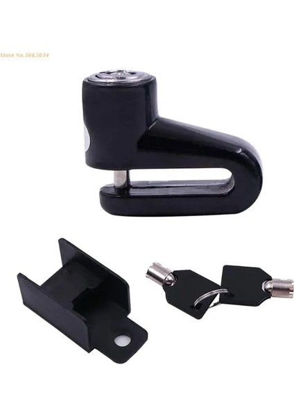 Siyah Stil T8WF Hırsızlık Önleyici Disk Disk Fren Rotor Scooter Bisiklet Bisiklet Motosiklet Için Güvenlik Kilidi (Yurt Dışından)