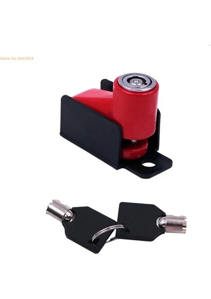 Siyah Stil T8WF Hırsızlık Önleyici Disk Disk Fren Rotor Scooter Bisiklet Bisiklet Motosiklet Için Güvenlik Kilidi (Yurt Dışından)