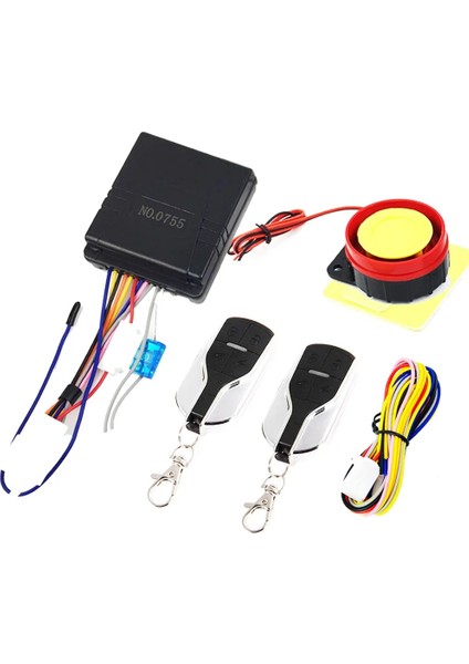 Boynuz Stili 12V Evrensel Motosiklet Alarm Sistemi Motor Çalıştırma Uzaktan Kumandalı Anahtarlık ile Moto Scooter Hırsızlığa Karşı Güvenlik Alarm Sistemi (Yurt Dışından) fiyatları