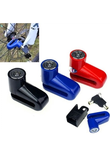 Kırmızı Stil Motosiklet Hırsızlığa Karşı Kilit Güvenlik Disk Frenler Bisiklet Elektrikli Araçlar Için Kilitler Güvenlik Hırsızlık Koruma Aksesuarları (Yurt Dışından) fırsatları