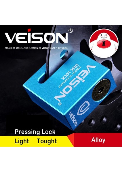 Dx4 Mavi Stili Veıson Alaşım Motosiklet Kilidi Bisiklet Hırsızlığı Önleme Fren Moto Kilidi Motosiklet Kilidi Su Geçirmez Renkli Disk Kilitleri (Yurt Dışından) fiyatları