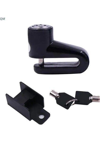 Siyah Stil Hırsızlığa Karşı Güvenlik Kilidi Rotor Fren Diski Motosiklet Scooter Için Dağ Yolu Çelik Bisiklet Fren Diski Fren Tekerlek Kilidi (Yurt Dışından)