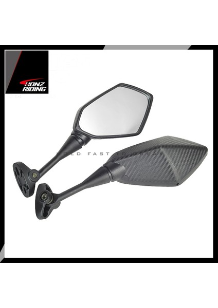 Yamaha Yzf R1 R6 R25 R15 R125 R3 R1S R1M FZ6R Aynalar Motosiklet Scooter Dikiz Aynası Karbon Görünüm (Yurt Dışından)