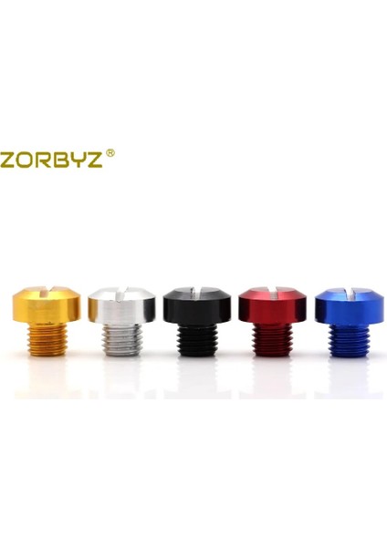 Altın Tarzı Zorbyz Evrensel Motosiklet C M10 * 1.25 Ayna Deliği Fiş Vida Cıvata Kapakları Honda Suzuki Için Saat Yönünde Vida Kapakları (Yurt Dışından)