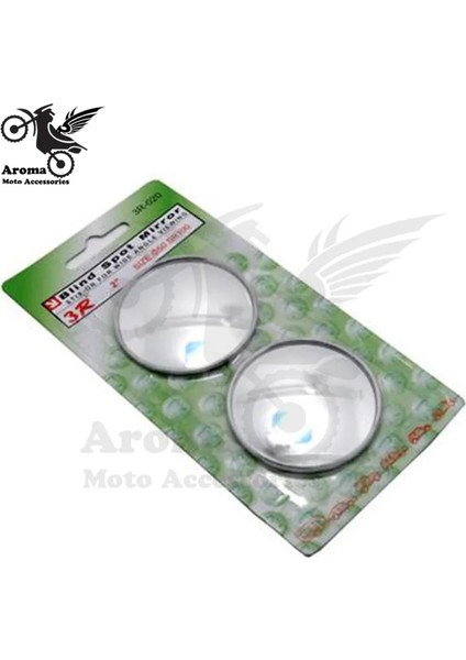 2 Adet 4.5cm Stili Geniş Görüş Alanı Moto Dışbükey Ayna Ekstra Araba Tarzı Motosiklet Aksesuarları Araba Aynaları Yardımcı Motosiklet Dikiz Aynası (Yurt Dışından)
