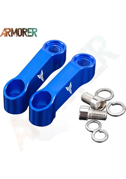 Logo Yok Titanyum Stili mt 09 Dikiz Aynaları Uzatma Yükseltici Adaptörü Uzatın Motosiklet Aksesuarları Yamaha MT01 MT03 MT07 MT09 MT10 mt 10 (Yurt Dışından)