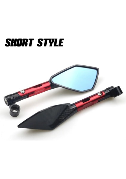 Kısa Kırmızı Stil Kawasaki Z900 Z900RS Z800 Z1000 Motosiklet Aksesuarları Için C Alüminyum Dikiz Aynaları Mavi Cam Yeşil Siyah Altın Kırmızı Turuncu (Yurt Dışından)