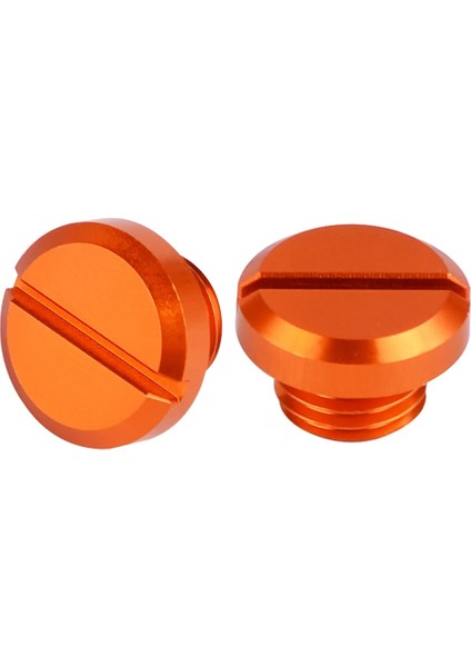 Turuncu Tarzı 1 Pair .25 Ktm Duke Smt Adventure Uper Duke Gtr Için Alüminyum Ayna Delik Fişi (Yurt Dışından)