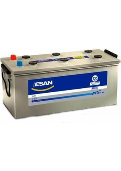 AKU 12 VOLT 135 AMPER BUSONLU R+ DUZ KUTUP175×512x233