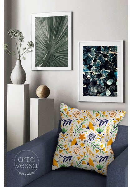 Çift Tarafı Dijital Baskılı Dekoratif Suni Deri Kırlent Kılıfı fiyatları