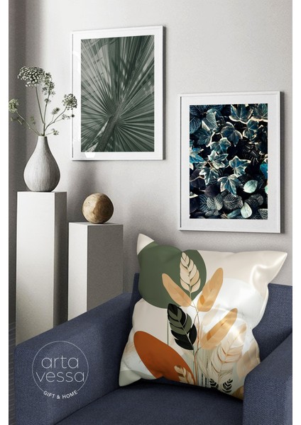 Çift Tarafı Dijital Baskılı Dekoratif Suni Deri Kırlent Kılıfı fiyatları