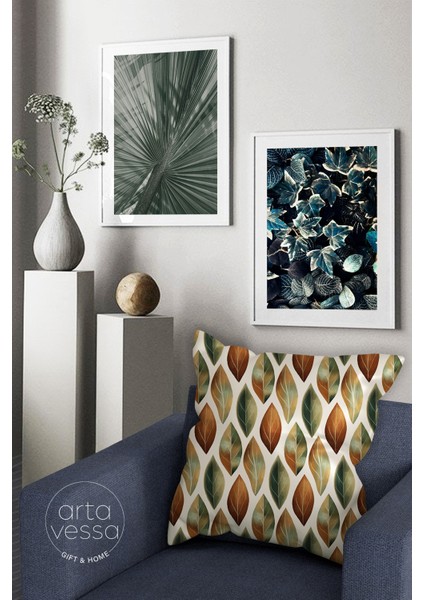 Çift Tarafı Dijital Baskılı Dekoratif Suni Deri Kırlent Kılıfı fiyatları