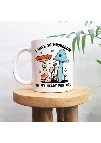 Mantar Aşk Kupa, Sevimli Çiftler Yıldönümü Kupası, Mantar Sevgiliye Hediye,ingilizce Kupa modelleri