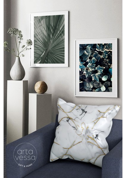 Çift Tarafı Dijital Baskılı Dekoratif Suni Deri Kırlent Kılıfı fiyatları