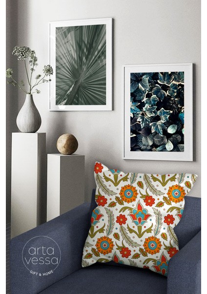 Çift Tarafı Dijital Baskılı Dekoratif Suni Deri Kırlent Kılıfı fiyatları