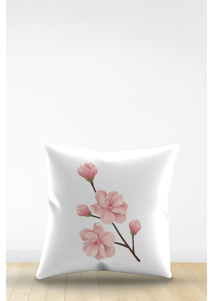 Çift Tarafı Dijital Baskılı Dekoratif Suni Deri Kırlent Kılıfı