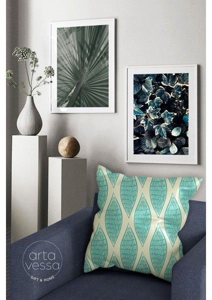 Çift Tarafı Dijital Baskılı Dekoratif Suni Deri Kırlent Kılıfı fiyatları