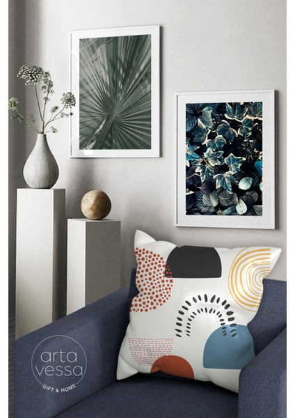 Çift Tarafı Dijital Baskılı Dekoratif Suni Deri Kırlent Kılıfı fiyatları