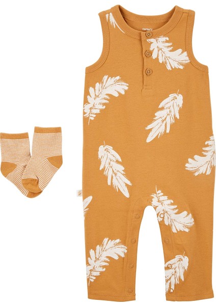 Erkek Bebek Tulumlu Set